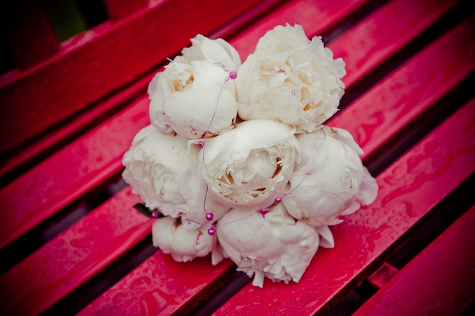 peony wedding bouquet